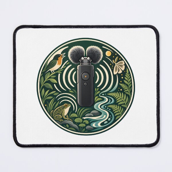 Item preview, Wild Nature Field Recording Emblem designed and sold by Philippa Shop.