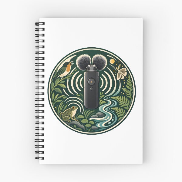 Item preview, Wild Nature Field Recording Emblem designed and sold by Philippa Shop.