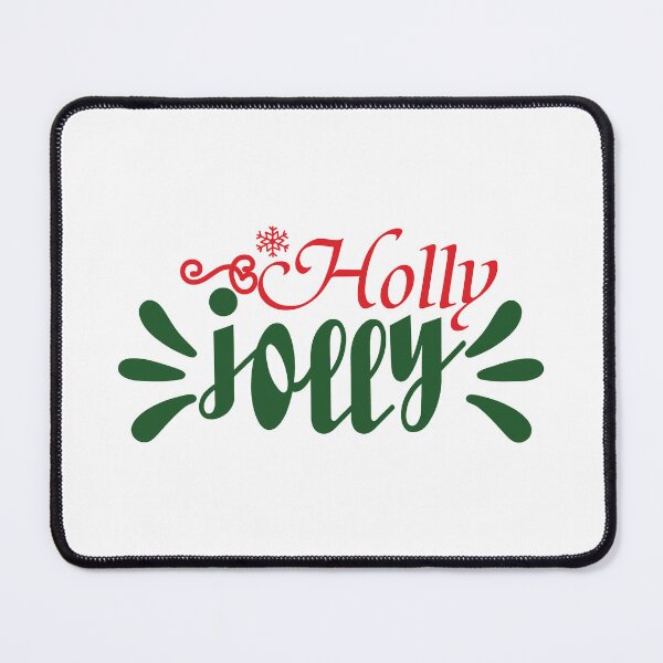 Item preview, Holly Jolly Christmas Quote Festive Holiday Christmas Vibes designed and sold by FuzionRaptor.