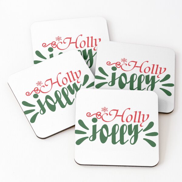Item preview, Holly Jolly Christmas Quote Festive Holiday Christmas Vibes designed and sold by FuzionRaptor.
