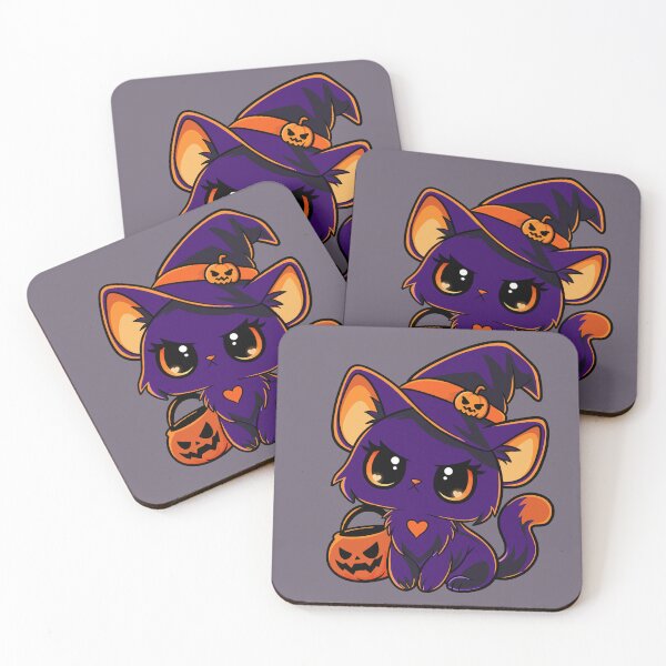 Item preview, Grumpy Halloween Kitty designed and sold by Lillithsart.