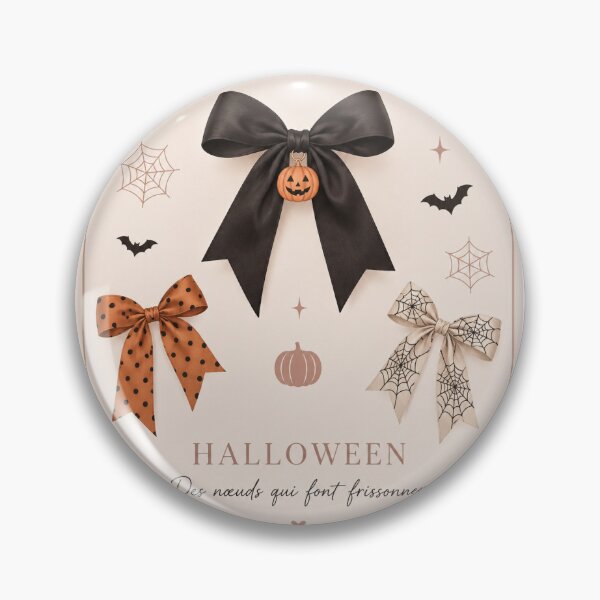 Item preview, Stylish and spooky Halloween bows - Chic gothic accessories designed and sold by SatinPosterCo.