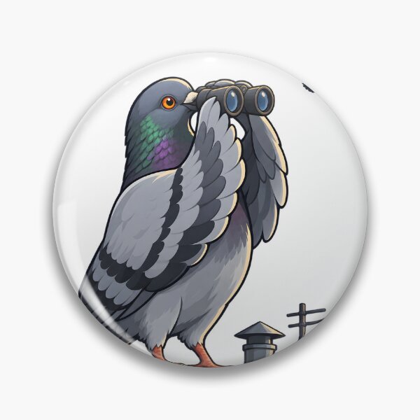 Item preview, Urban Pigeon Watching a Peregrine designed and sold by Philippa Shop.