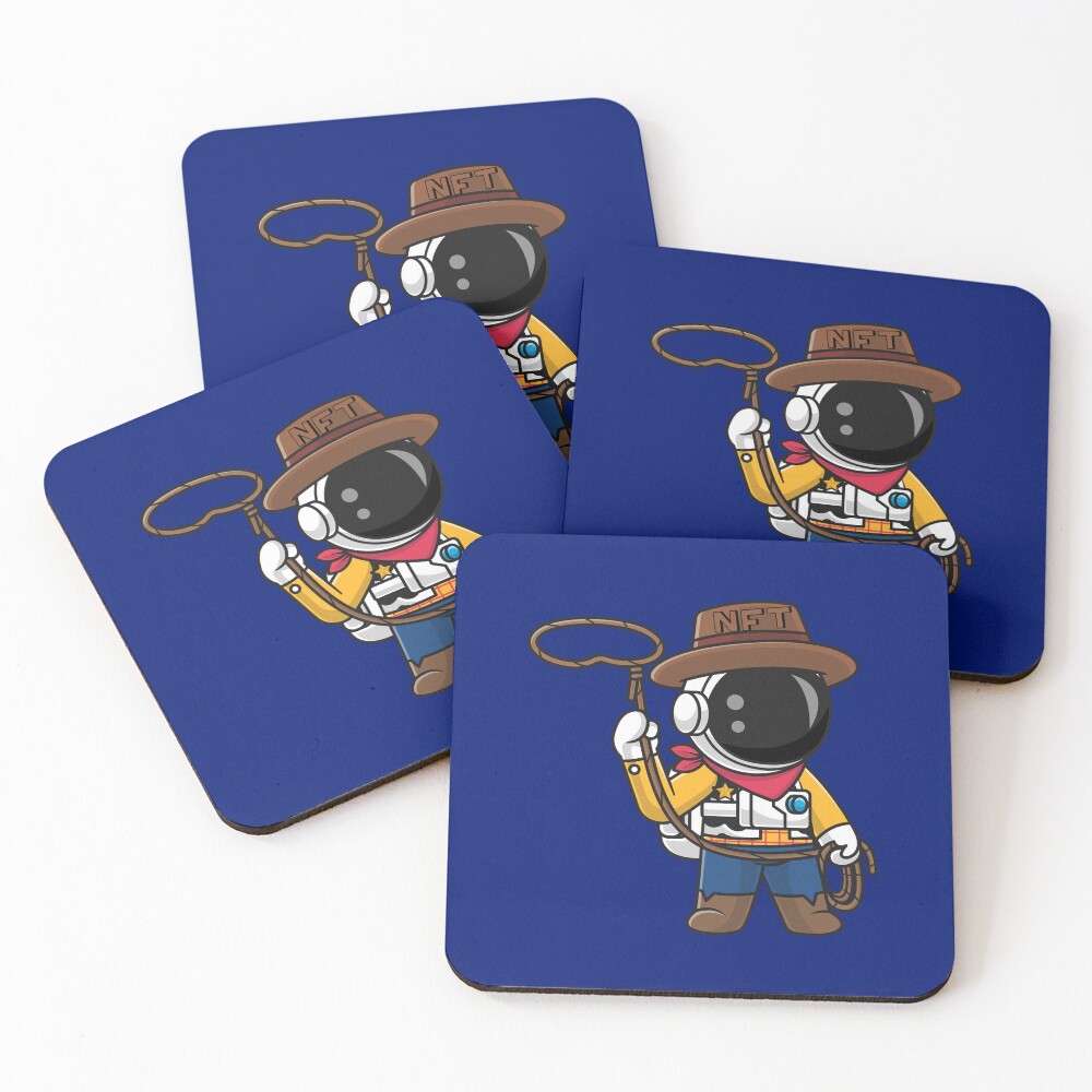 Item preview, Coasters (Set of 4) designed and sold by Crypto-NFT22.