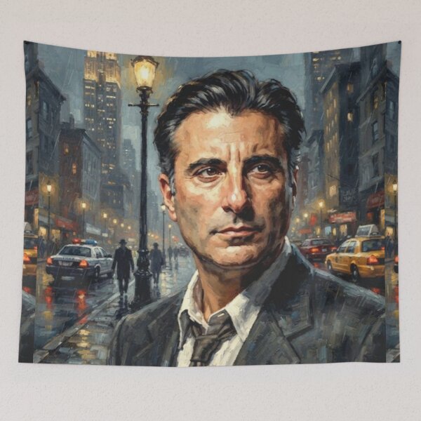 Item preview, Night Falls on Manhattan Fine Art Tribute designed and sold by Art's Diner.