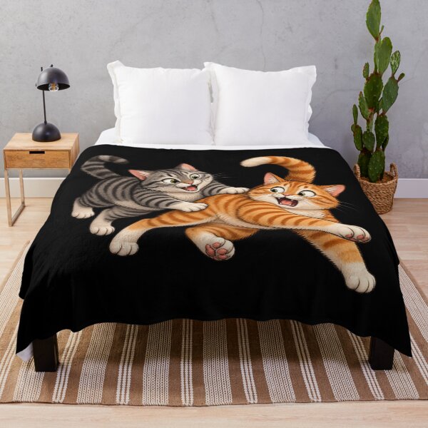 Item preview, Cat Biting Cat Butt Funny Cat Meme Humor designed and sold by Trendably.