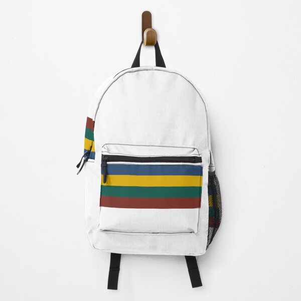 Item preview, Minimalist Single Thin Horizontal Multi Color Stripe Line designed and sold by LensDyn™.
