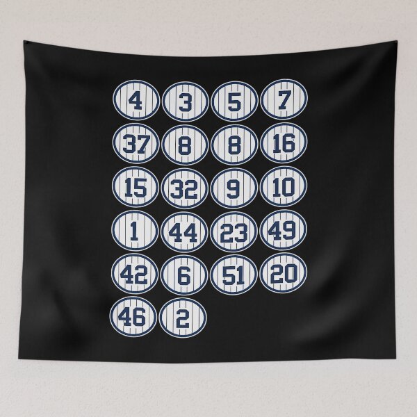 Item preview, The New York Retired Numbers Monument Park Vintage designed and sold by PickPandaStore.