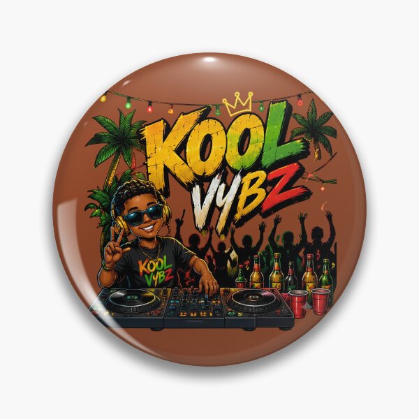 Item preview, Kool Vybz Reggae DJ Party Tropical Vibe Art   designed and sold by digitalbob60.