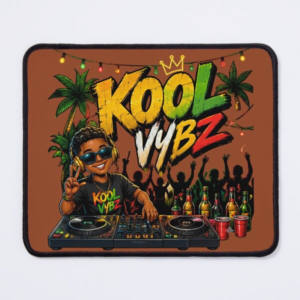 Item preview, Kool Vybz Reggae DJ Party Tropical Vibe Art designed and sold by digitalbob60.