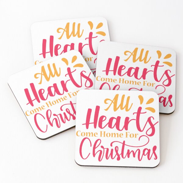 Item preview, All Hearts Come Home Christmas Quote Holiday Vibes designed and sold by FuzionRaptor.