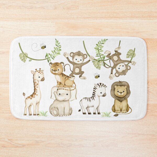 Item preview, Safari Animals Baby Nursery Kids designed and sold by Laura DeCamp.