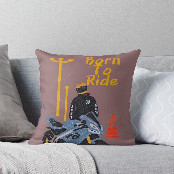 Item preview, Minimalist Motorcycle Rider & Sport bike Doodle designed and sold by SeanTee.