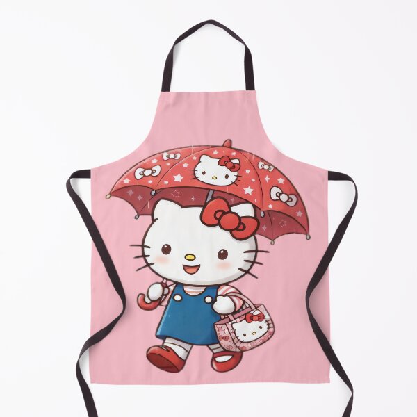 Aperçu de l'œuvre Hello Kitty avec parapluie créée et vendue par myfavoritegifts.