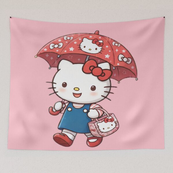 Item preview, Hello Kitty with Umbrella designed and sold by myfavoritegifts.