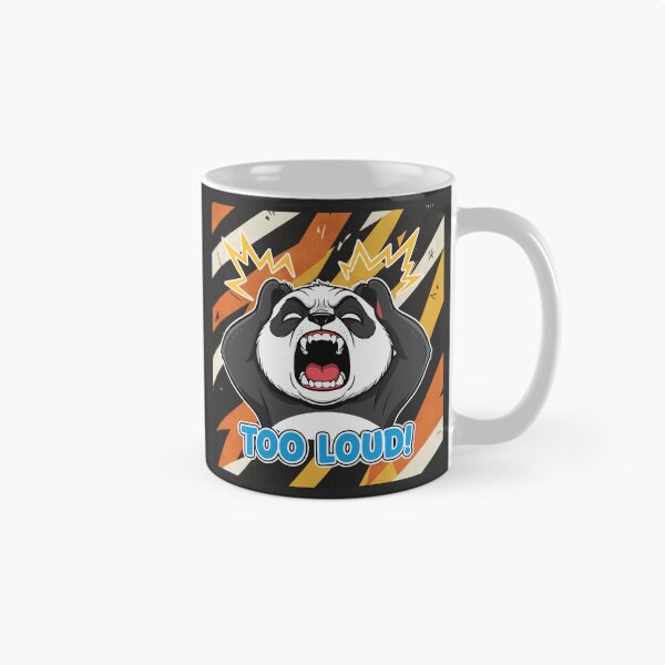 Item preview, Too Loud Angry Panda Cartoon Square Edition designed and sold by Taridesign.