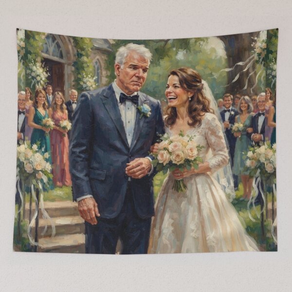 Item preview, Father of the Bride Fine Art Tribute designed and sold by Art's Diner.