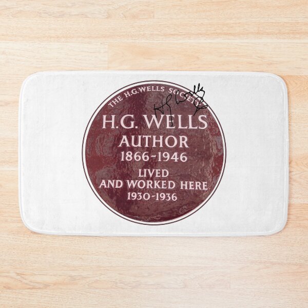 Item preview, H.G. Wells London Plaque designed and sold by OurHomeImages.