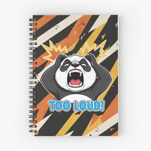 Item preview, Too Loud! Screaming Panda Cartoon designed and sold by Taridesign.