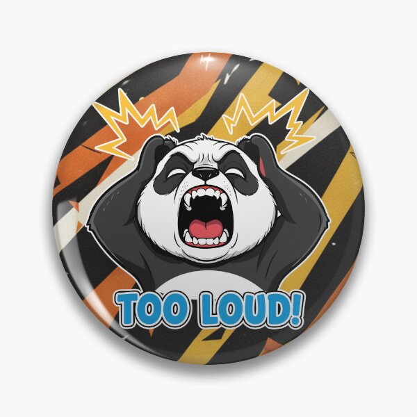 Item preview, Too Loud! Screaming Panda Cartoon designed and sold by Taridesign.