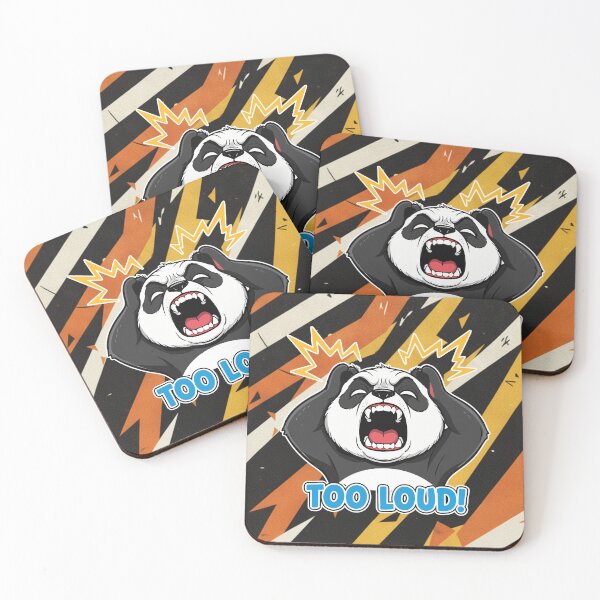 Item preview, Too Loud! Screaming Panda Cartoon designed and sold by Taridesign.