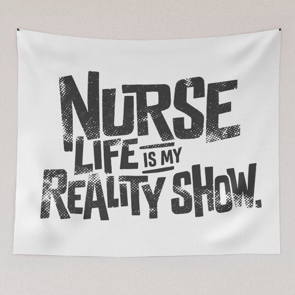 Item preview, Nurse Life Is My Reality Show (Halftone Edition) designed and sold by KiwyStudio.