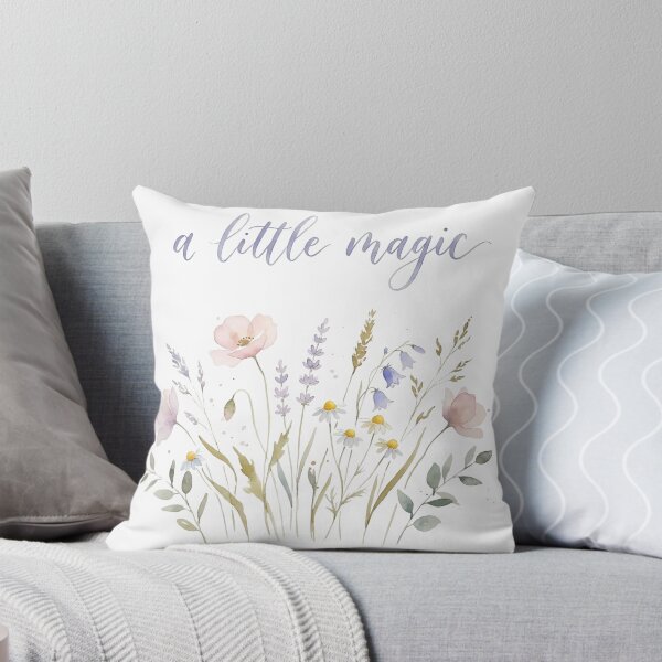 Item preview, A little bit of magic - Watercolor of wildflowers designed and sold by SuperMama1973.