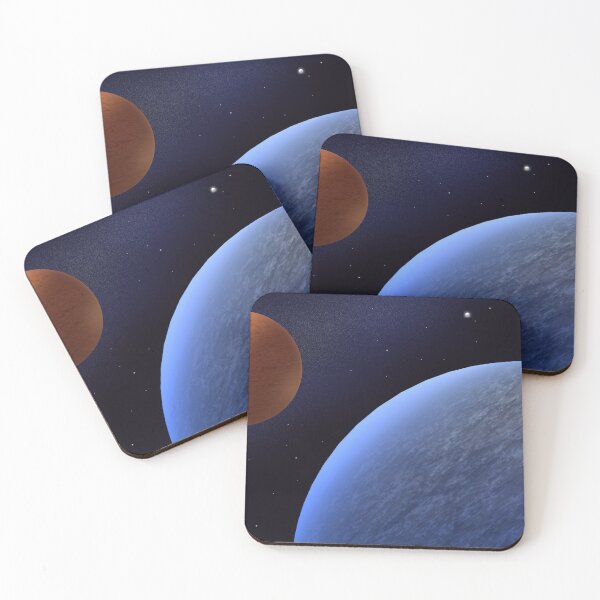 Item preview, Deep Space Planets Cosmos Sci-Fi Landscape designed and sold by ArtisticJump.
