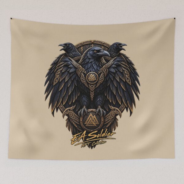 Item preview, Viking Raven  designed and sold by EASNFTCOL.