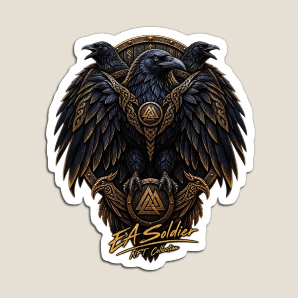 Item preview, Viking Raven  designed and sold by EASNFTCOL.