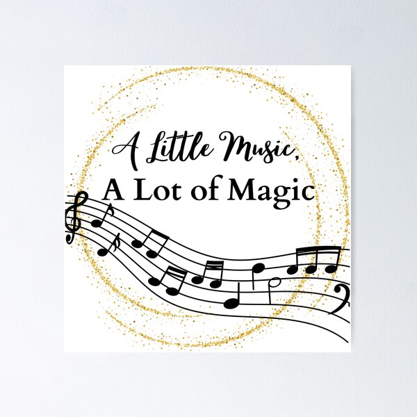 Item preview, A Little Music, A Lot Of Magic designed and sold by Everlumias.