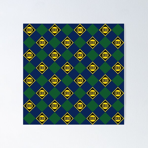 Item preview, Erie Railroad Blue Green  designed and sold by Trains-and-Rail.