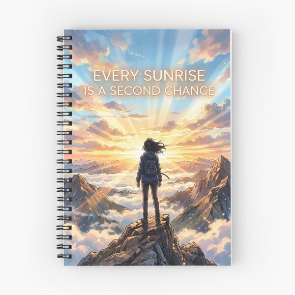 Item preview, Every Sunrise Is Second Chance Mountain Quote designed and sold by JonelleTshirts.
