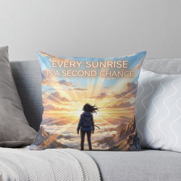 Item preview, Every Sunrise Is Second Chance Mountain Quote designed and sold by JonelleTshirts.