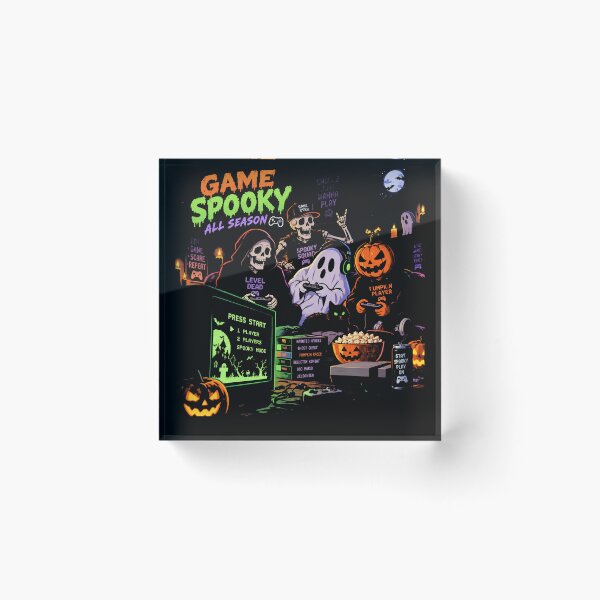 Item preview, Game Spooky All Season – Halloween Gamer Squad designed and sold by WILLIAMS-BR.