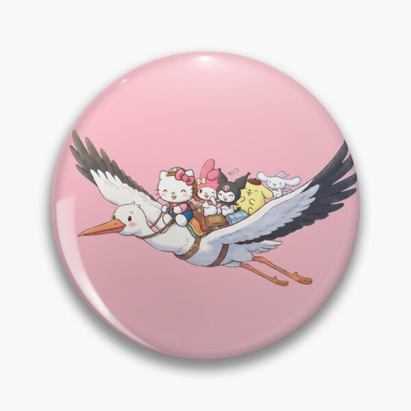 Item preview, Hello Kitty y sus amigos en la cigüeña designed and sold by myfavoritegifts.