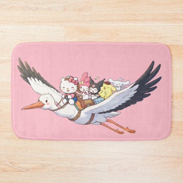 Artikelvorschau, Hello Kitty und ihre Freunde auf dem Storch entworfen und verkauft von myfavoritegifts.