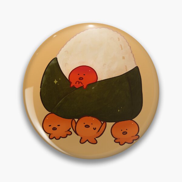 Item preview, takodog octopus umeboshi plum onigiri  designed and sold by takodogs.