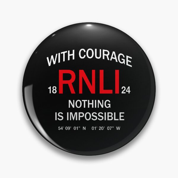 Item preview, RNLI - With Courage Nothing Is Impossible - 1824 designed and sold by thedoodlevault.