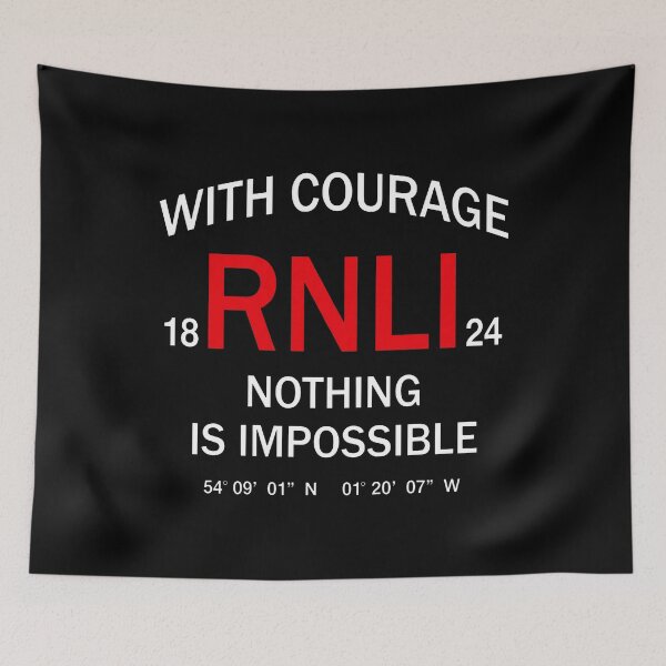 Item preview, RNLI - With Courage Nothing Is Impossible - 1824 designed and sold by thedoodlevault.