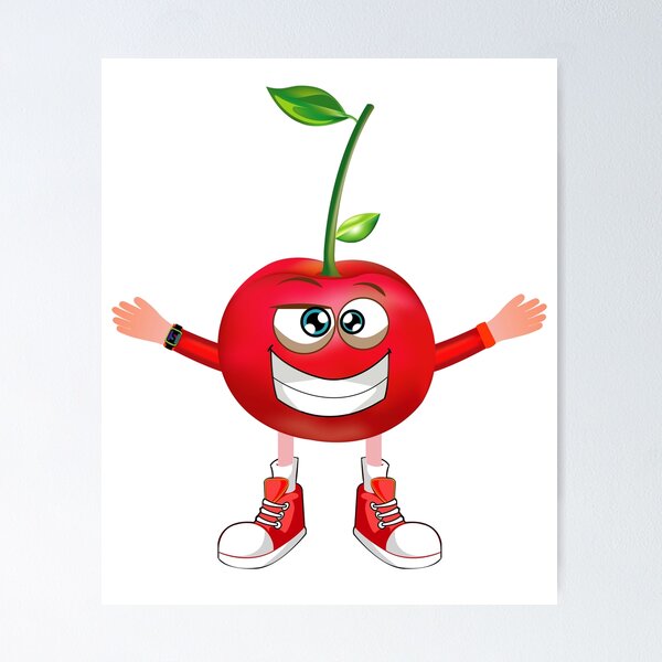 Item preview, Sarcastic Cherry Animated Character Boy Version designed and sold by ExpressiveToon.