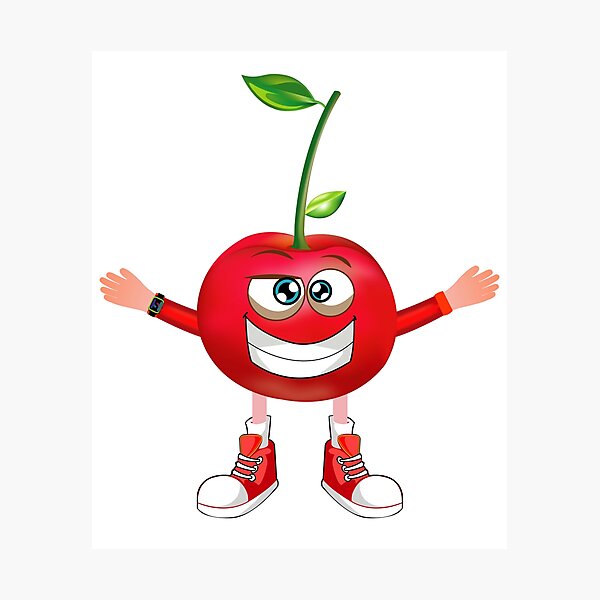 Item preview, Sarcastic Cherry Animated Character Boy Version designed and sold by ExpressiveToon.