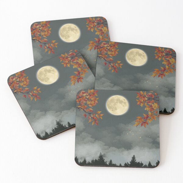 Item preview, Harvest moon autumn night designed and sold by Zestypickles.