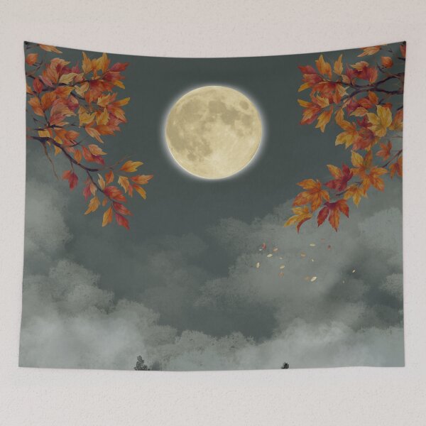 Item preview, Harvest moon autumn night designed and sold by Zestypickles.