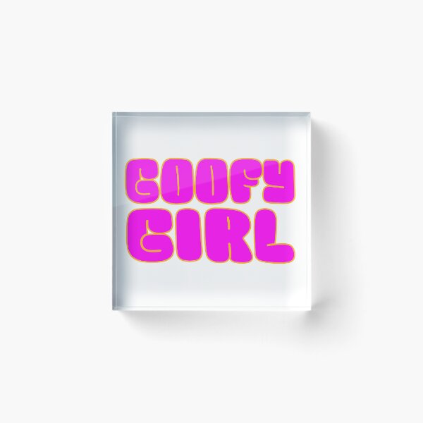 Item preview, Goofy Girl; Silly Girl; designed and sold by StickerApe.