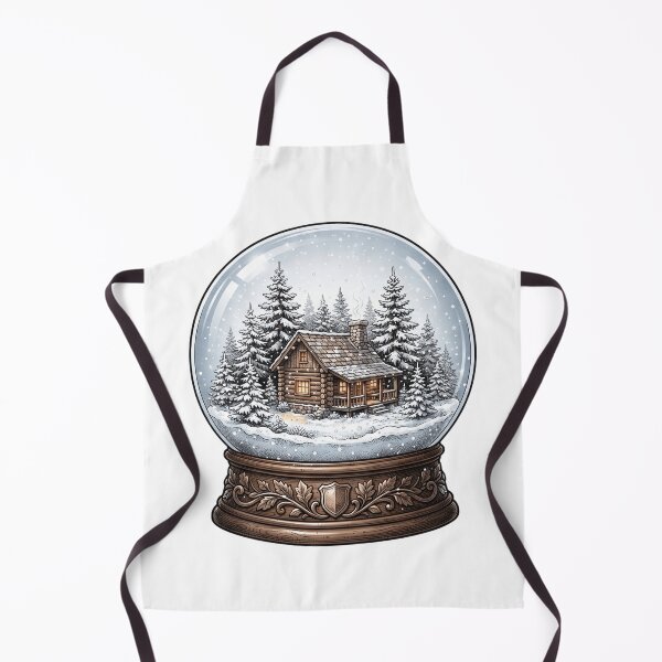 Item preview, Snow Globe Containing A Tiny Cabin - Detailed Design designed and sold by larbimalki.