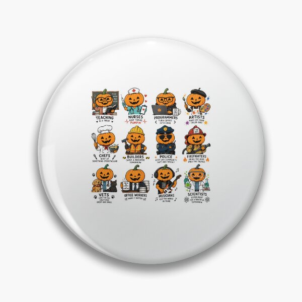 Item preview, Pumpkin Professionals – Funny Halloween Jobs & Careers designed and sold by WILLIAMS-BR.