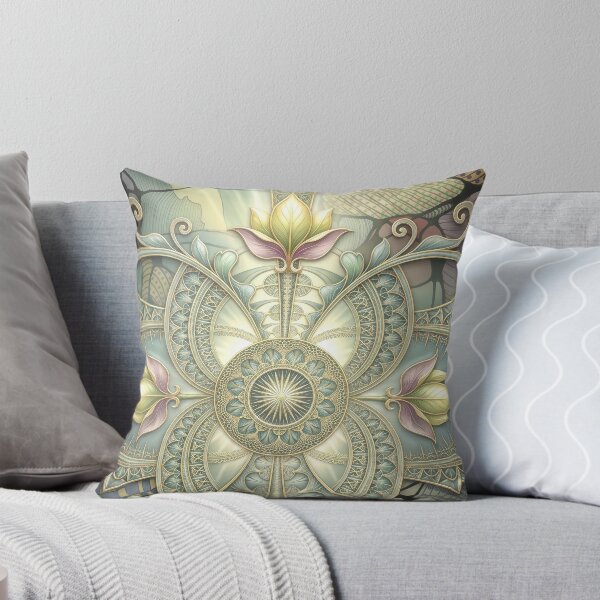 Item preview, Golden Astral Fractal Mandala designed and sold by Frackxion.