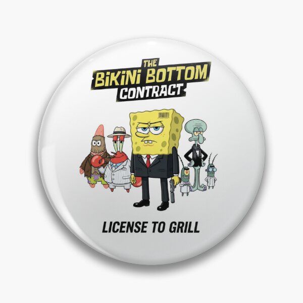 Item preview, The Bikini Bottom Hitman Agent 47 Parody Artwork designed and sold by Alaric4you.