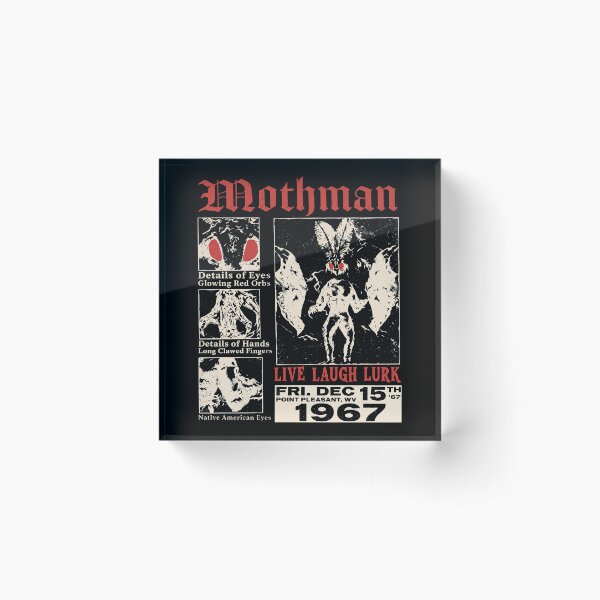 Item preview, Mothman - Live Laugh Lurk - Point Pleasant - 1967 designed and sold by thedoodlevault.